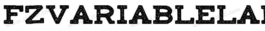 FZVariableLanTHK Bol字体转换